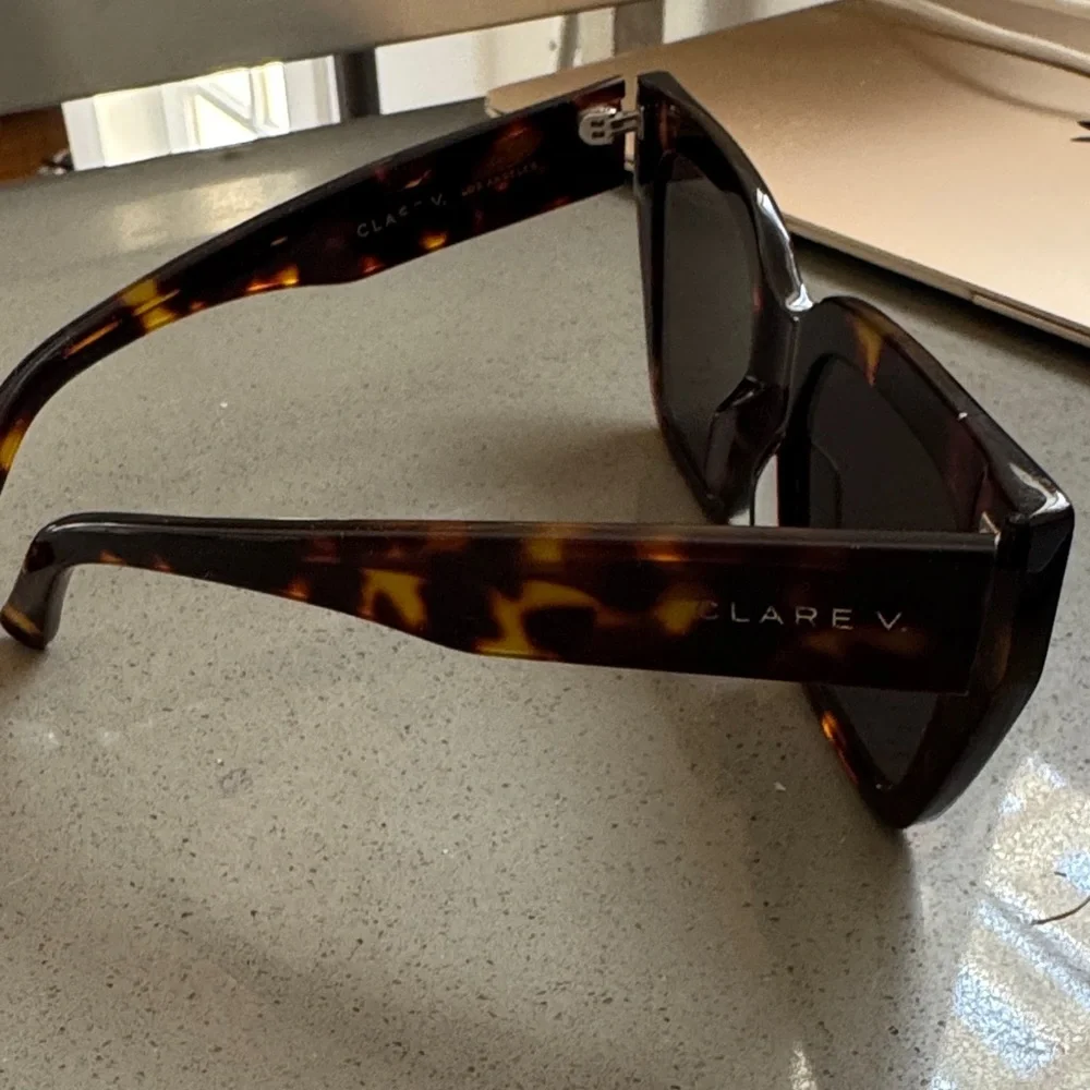 Clare V Tortoise Shell Sunglasses - Picture 2 of 3